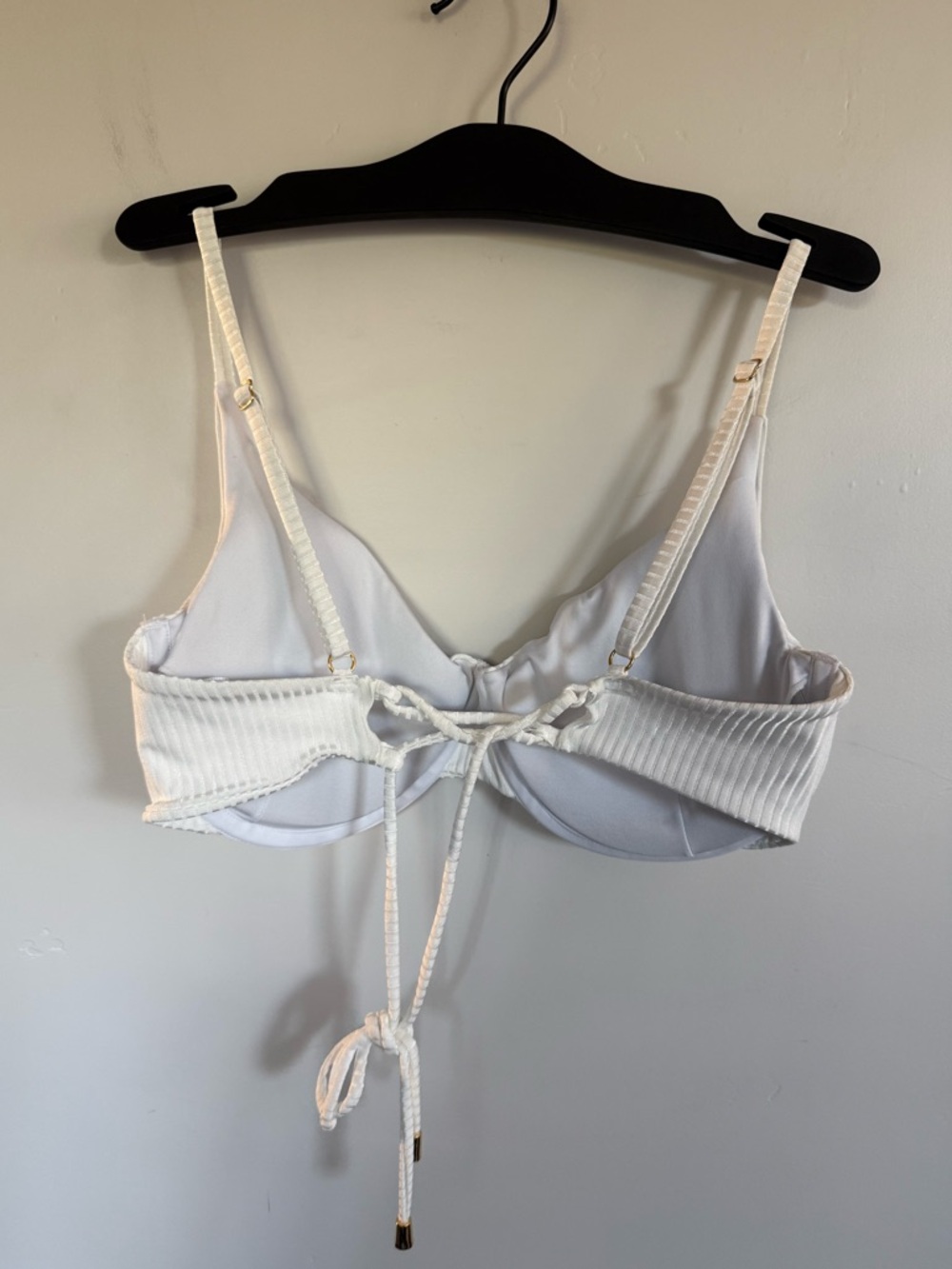 NWOT Kenny Flowers Santorini Soft Eco-Luxe Underwire Bikini Top Size Large DD - Picture 3 of 6
